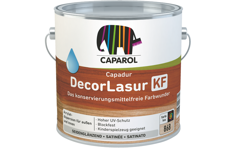 Capadur DecorLasur Nußbaum 2,5 Ltr.