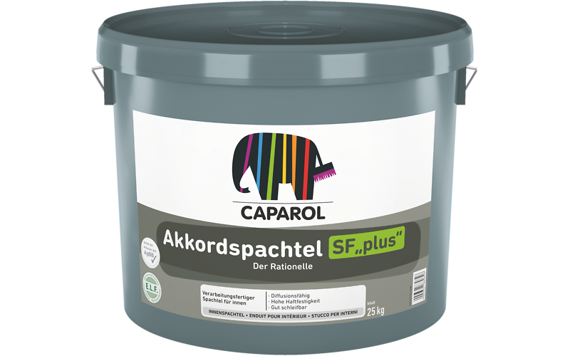 Caparol Akkordspachtel SF Plus Sack 25 kg